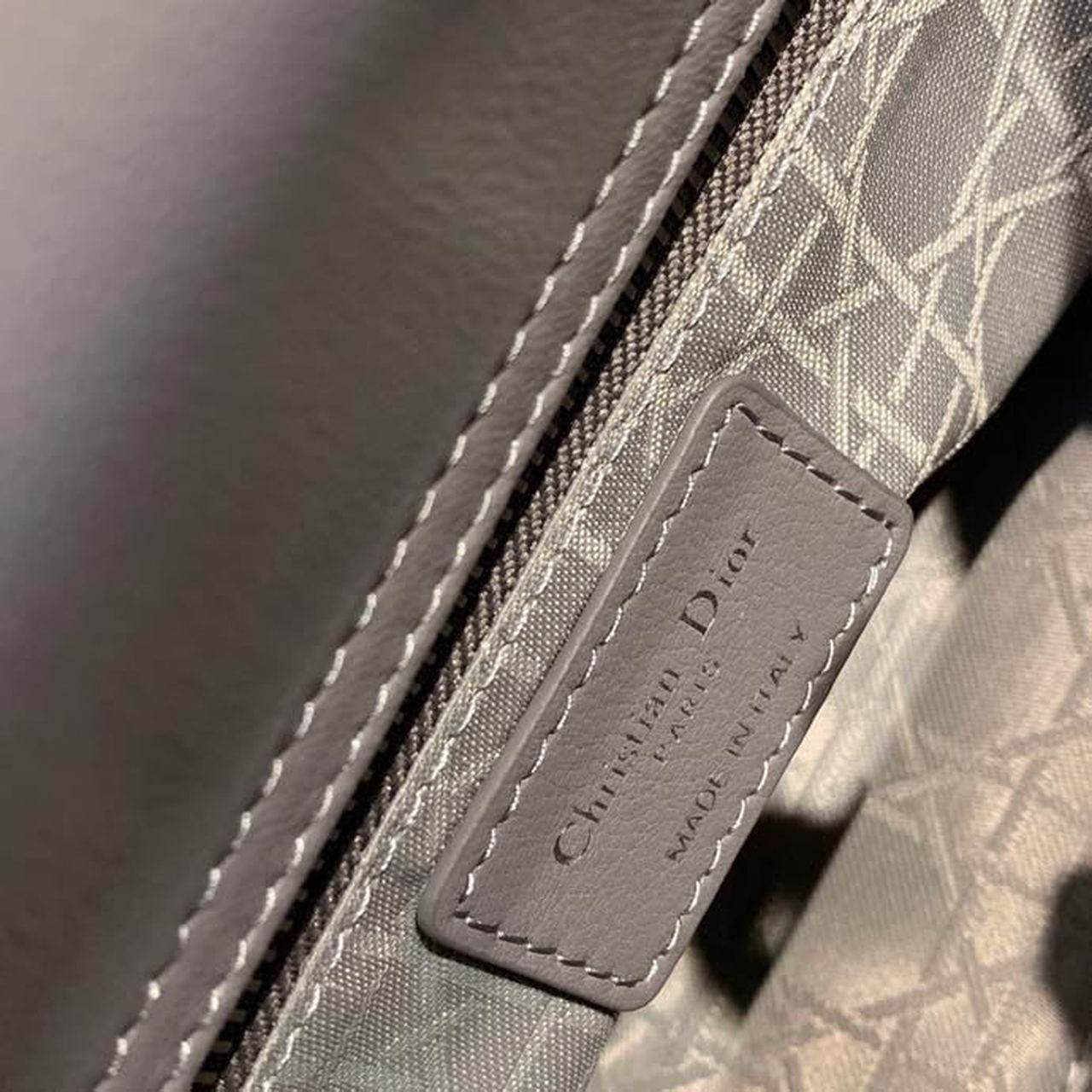 Top Quality Small Lady Bag SiTop Qualityer Hardware with Embellished Bag Strap Dark Grey For Women 8in/20cm CD