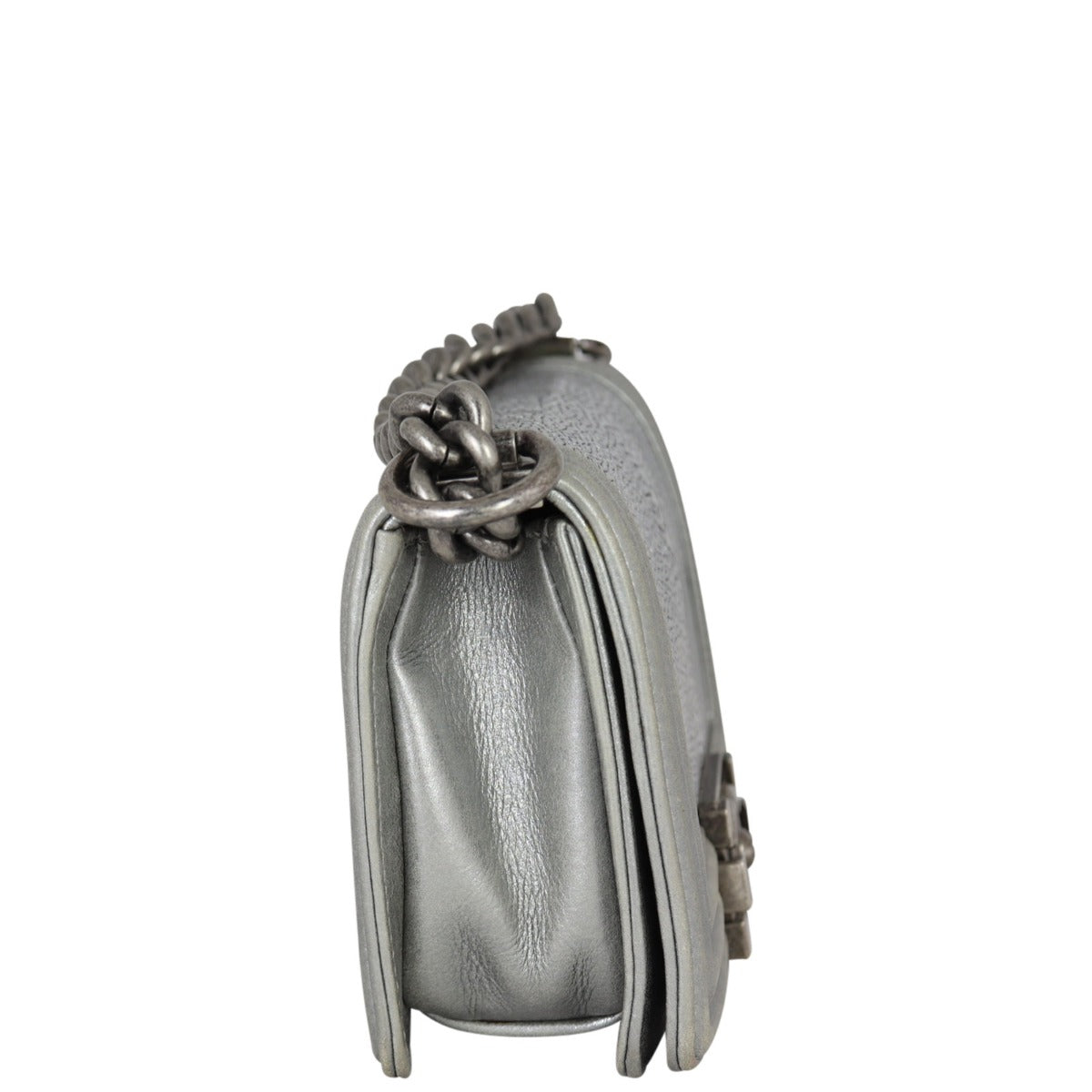 Chanel Boy Small Galuchat | Silver
