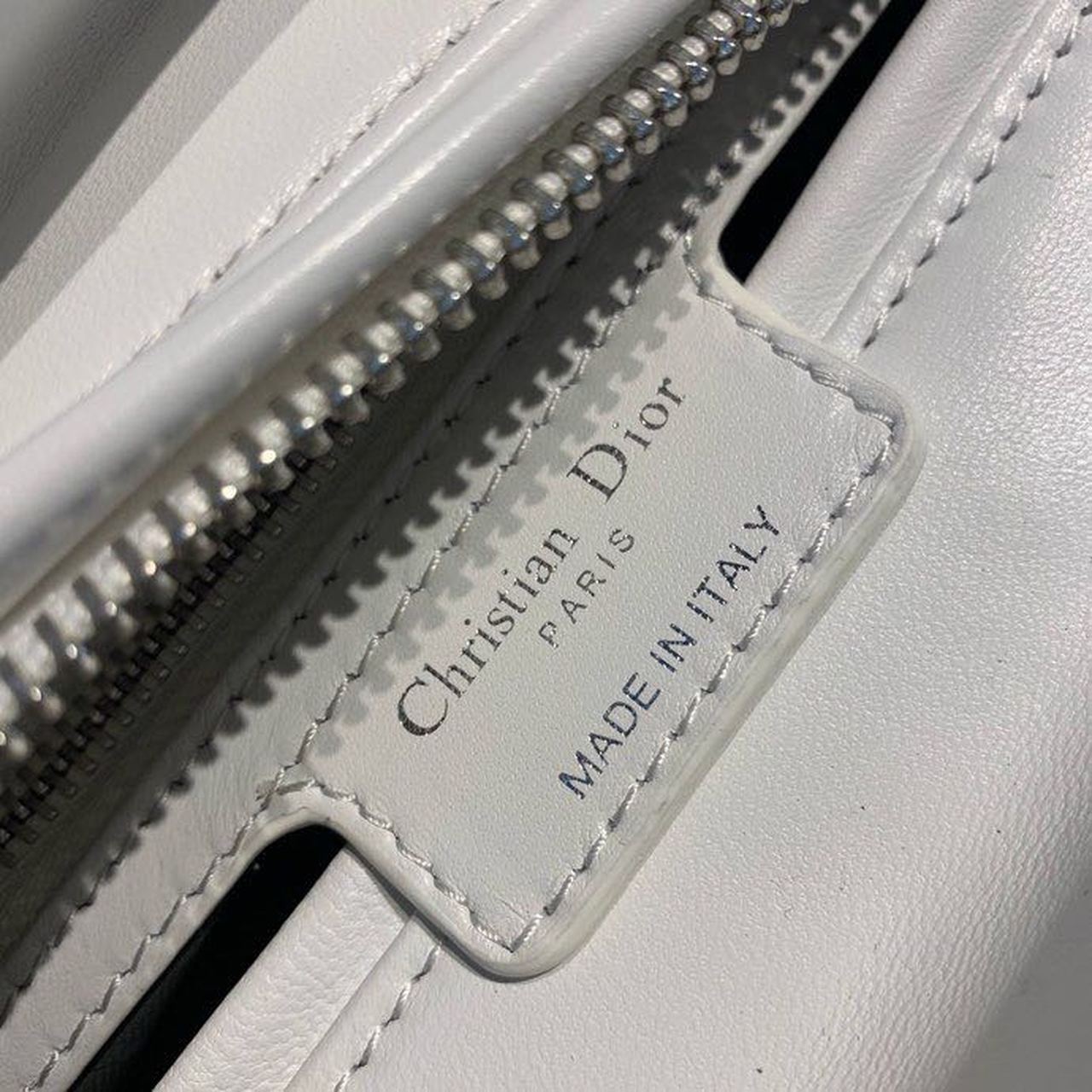 Top Quality MeTop Qualityum Lady Bag SiTop Qualityer Hardware with Embellished Bag Strap White For Women 9.5in/24cm CD