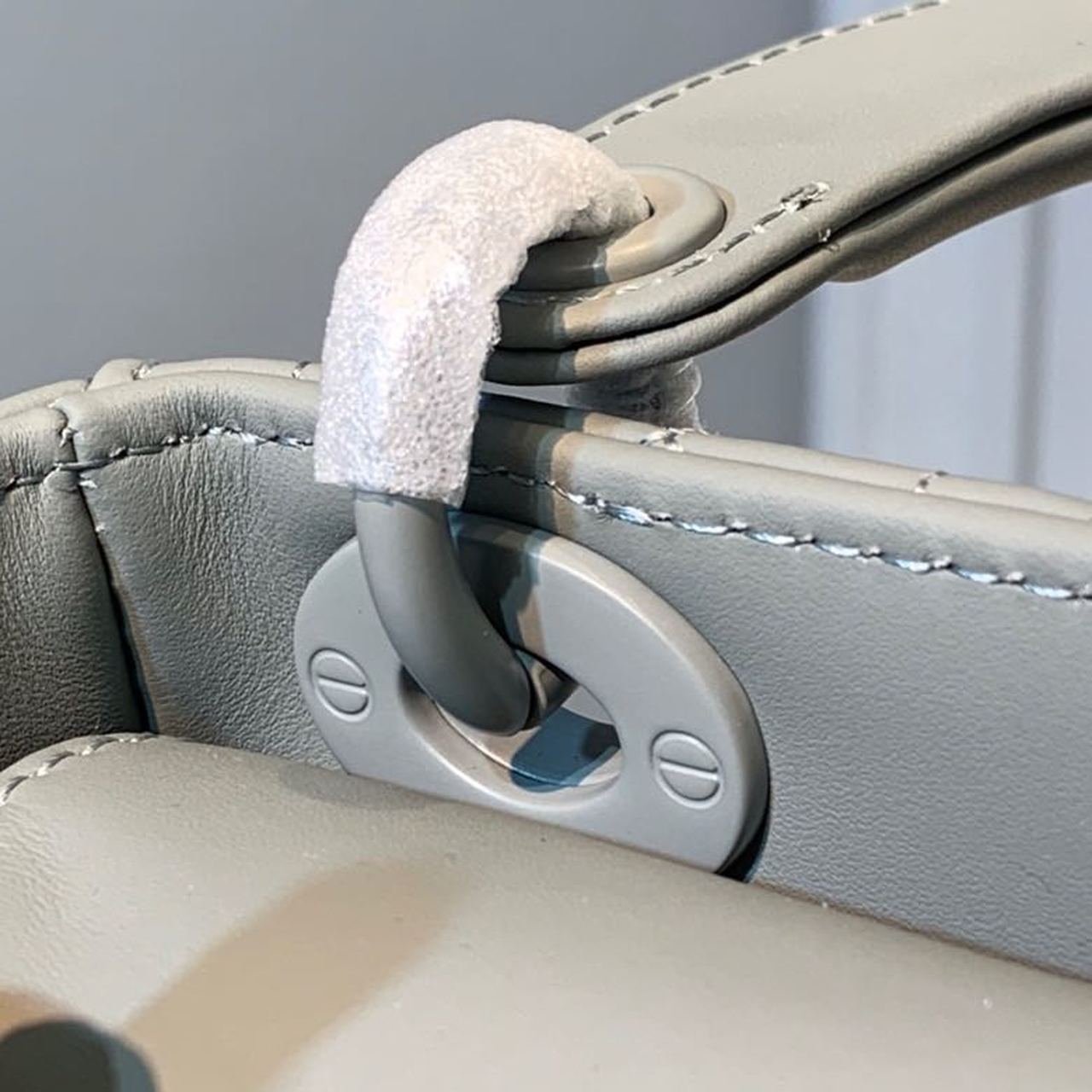 Top Quality Mini Lady Bag with Chain Matte Hardware Spring/Summer Collection, Pewter Blue, For Women Womens Handbags, 18cm CD