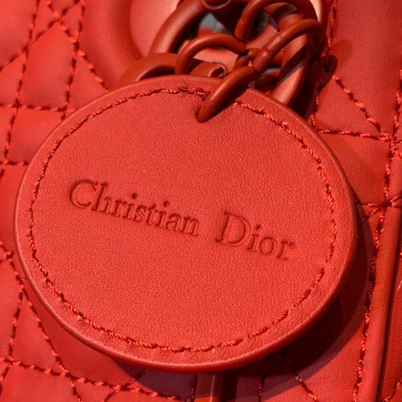 Top Quality Mini Lady Bag with Chain Matte Hardware Spring/Summer Collection, Red , For Women Womens Handbags, 18cm CD