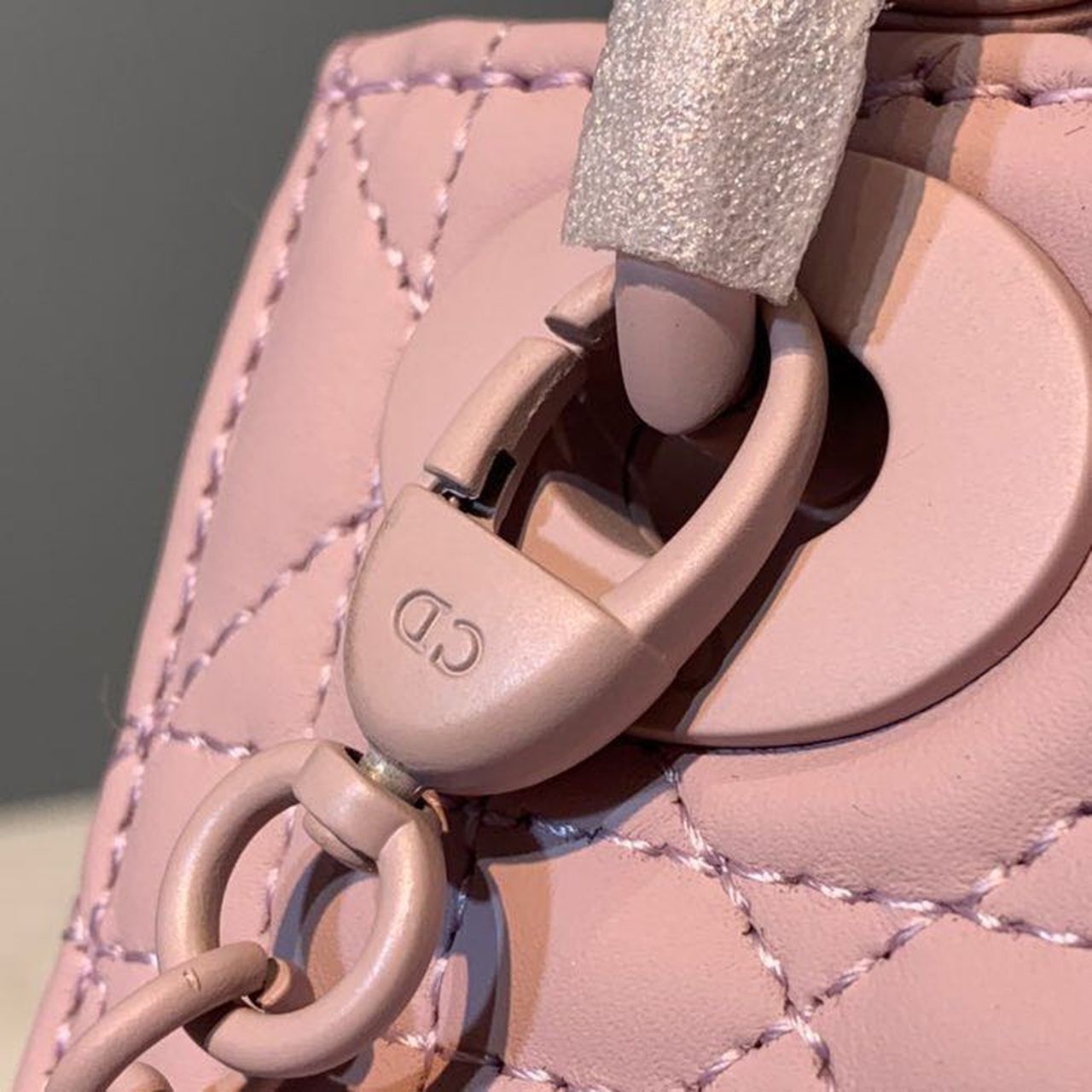 Top Quality Mini Lady Bag Pink For Women 6.5in/17cm CD M0505SLOI