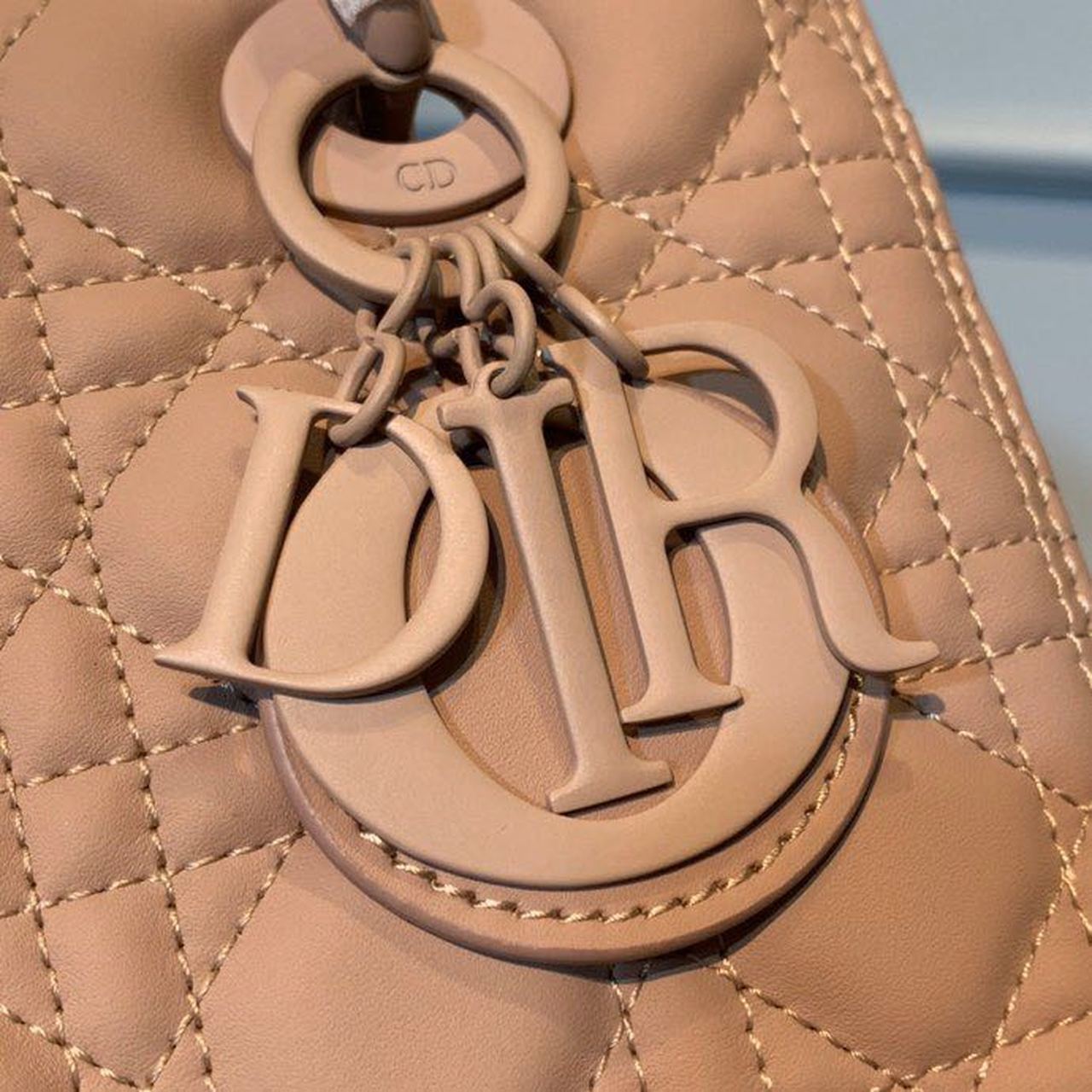 Top Quality MeTop Qualityum Ultramatte Lady Bag Blush For Women, Women’s Handbags 9in/24cm CD M0565ILOI_M50P