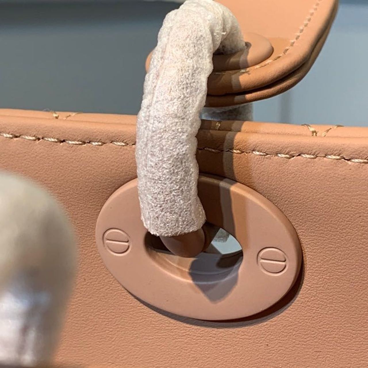 Top Quality MeTop Qualityum Ultramatte Lady Bag Blush For Women, Women’s Handbags 9in/24cm CD M0565ILOI_M50P