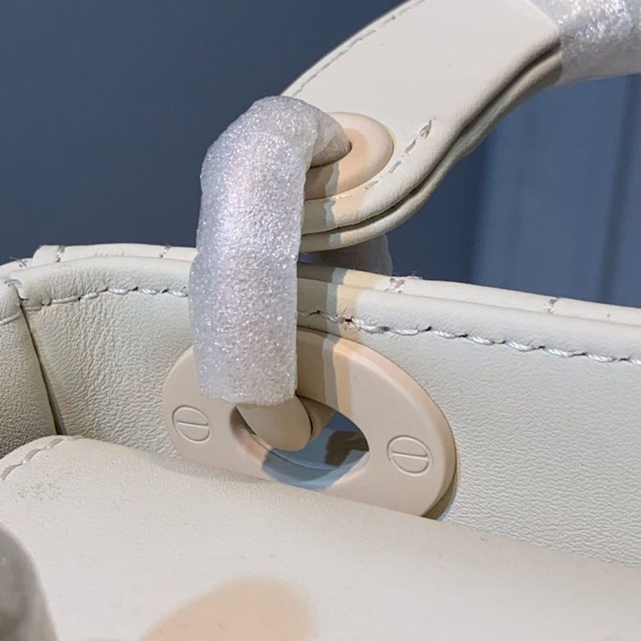 Top Quality Mini Lady Bag Ivory For Women 6.5in/17cm CD M0505SLOI