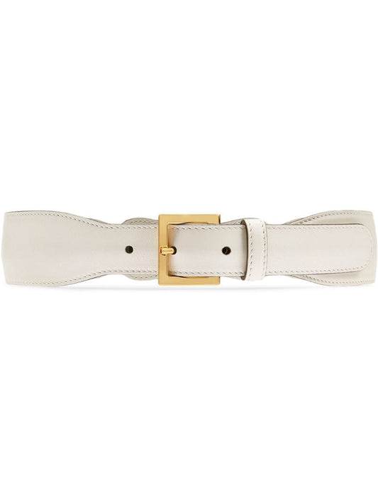 Gucci - Gucci 1955 Horsebit detail belt - women - Leather/metal - 65, 70, 75, 80, 85, 95 - White