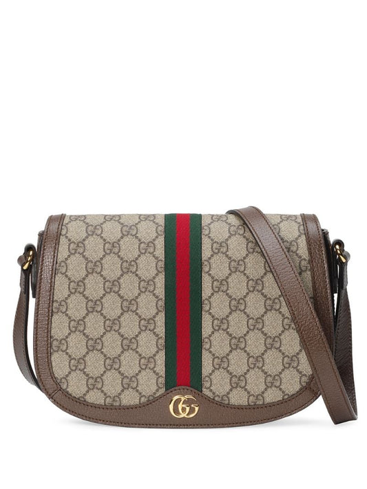 Gucci - Ophidia GG shoulder bag - women - Leather/Nylon/Canvas/Microfibre - One Size - NEUTRALS