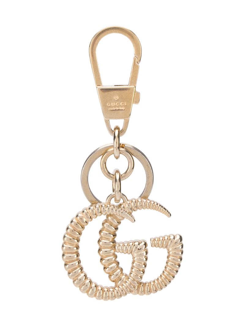 Gucci - torchon GG keyring - women - Brass - One Size - GOLD