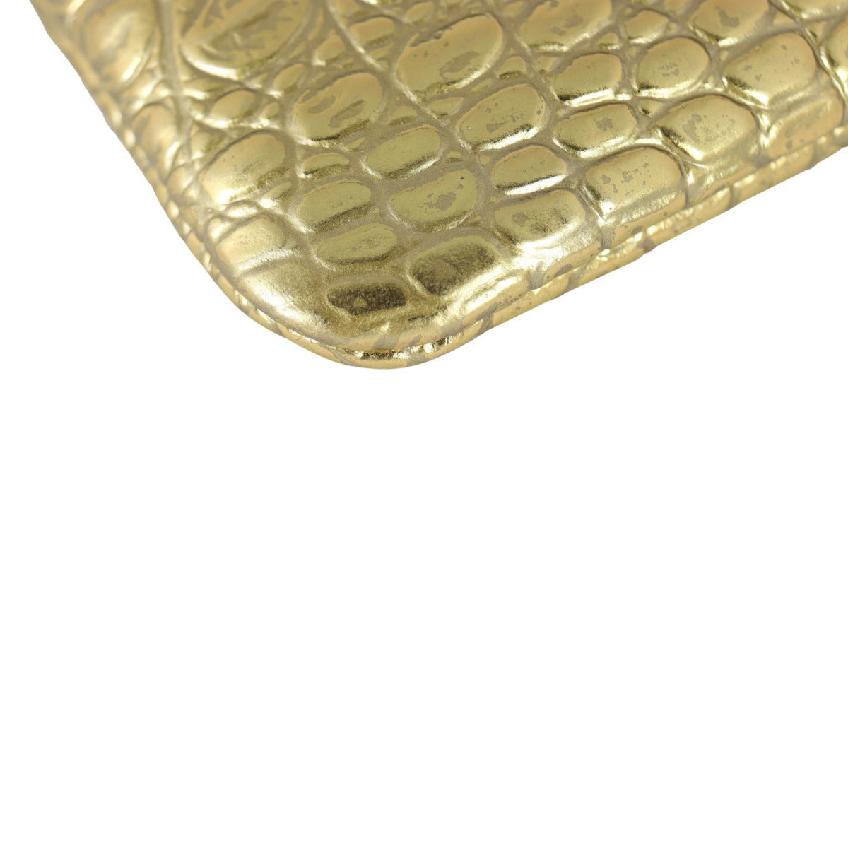 Chanel O-Case Mini Croc embossed