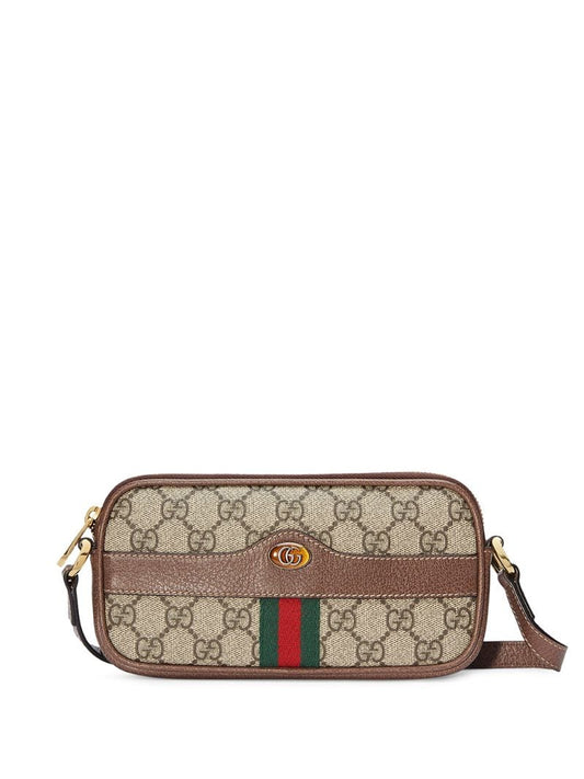 Gucci - Ophidia GG mini bag - women - Canvas - One Size - Brown