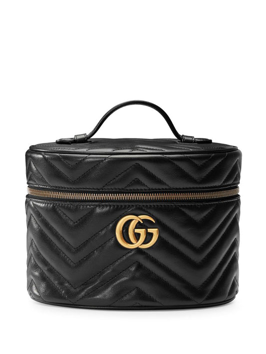 Gucci - GG Marmont small cosmetic case - women - Leather/Nylon - One Size - Black