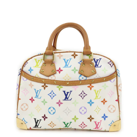 Louis Vuitton Monogram Multicolor Trouville Hand Bag Blanc M92663
