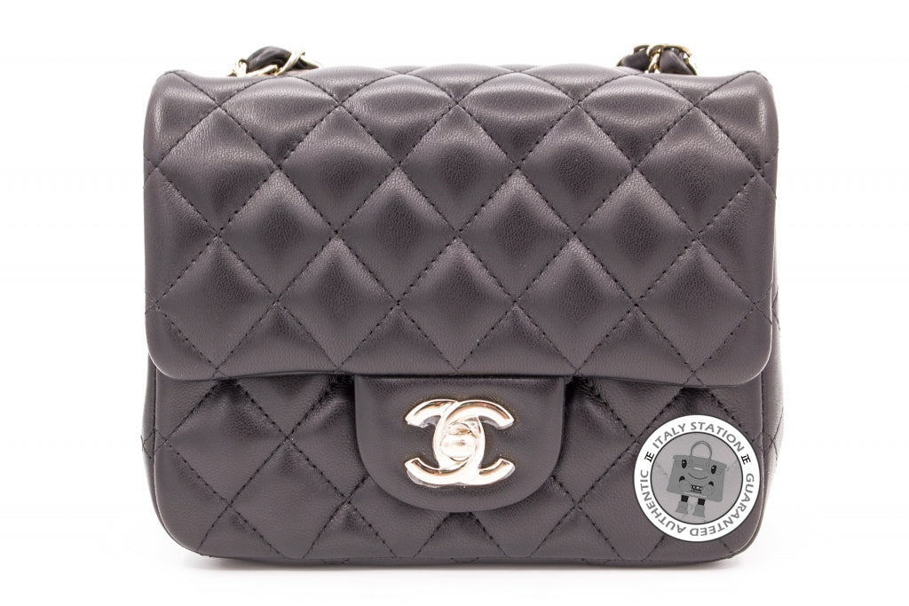 Chanel A35200 Y04059 Classic CC Flap Black   94305 Lambskin Mini Shoulder Bags Pbhw