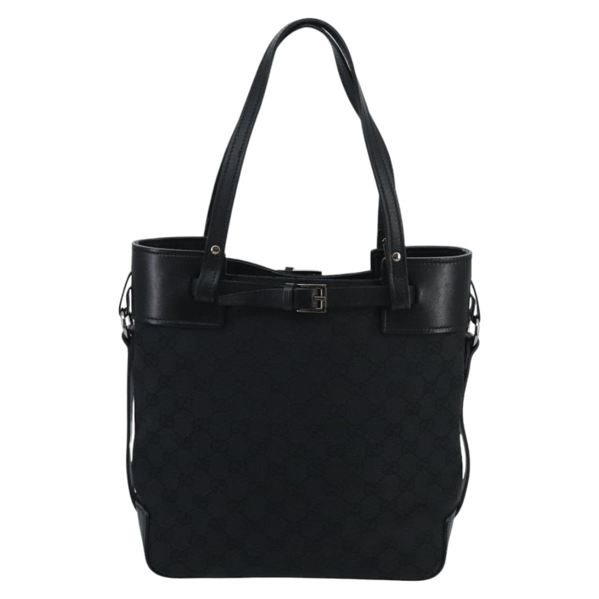 Gucci Black Canvas Tote Bag