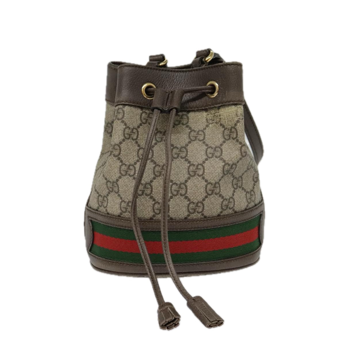 Gucci Beige Canvas Shoulder Bag