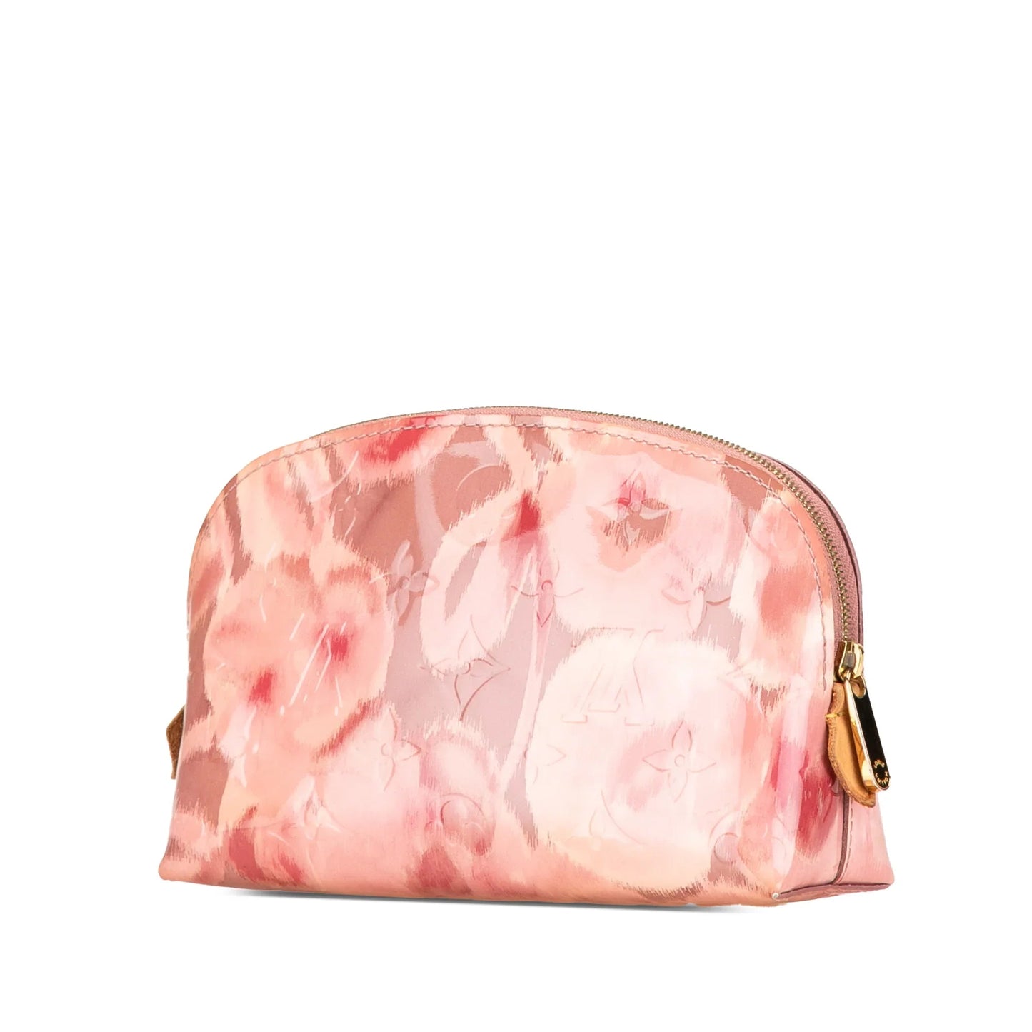 Pink Louis Vuitton Monogram Vernis Ikat Cosmetic Pouch