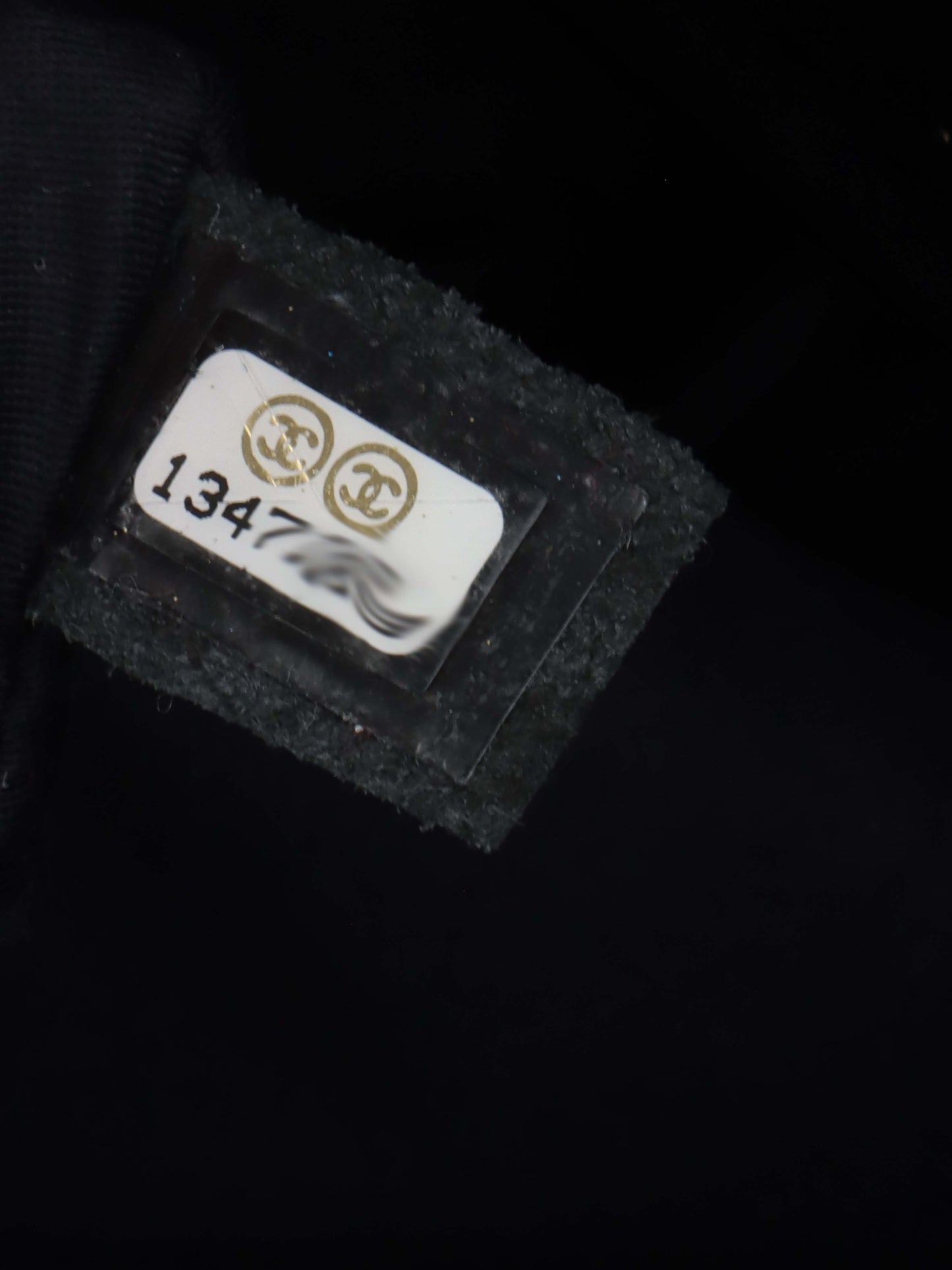 Chanel Black Strass CC Bonbon Chain Tote with Enamel Coco Mark.