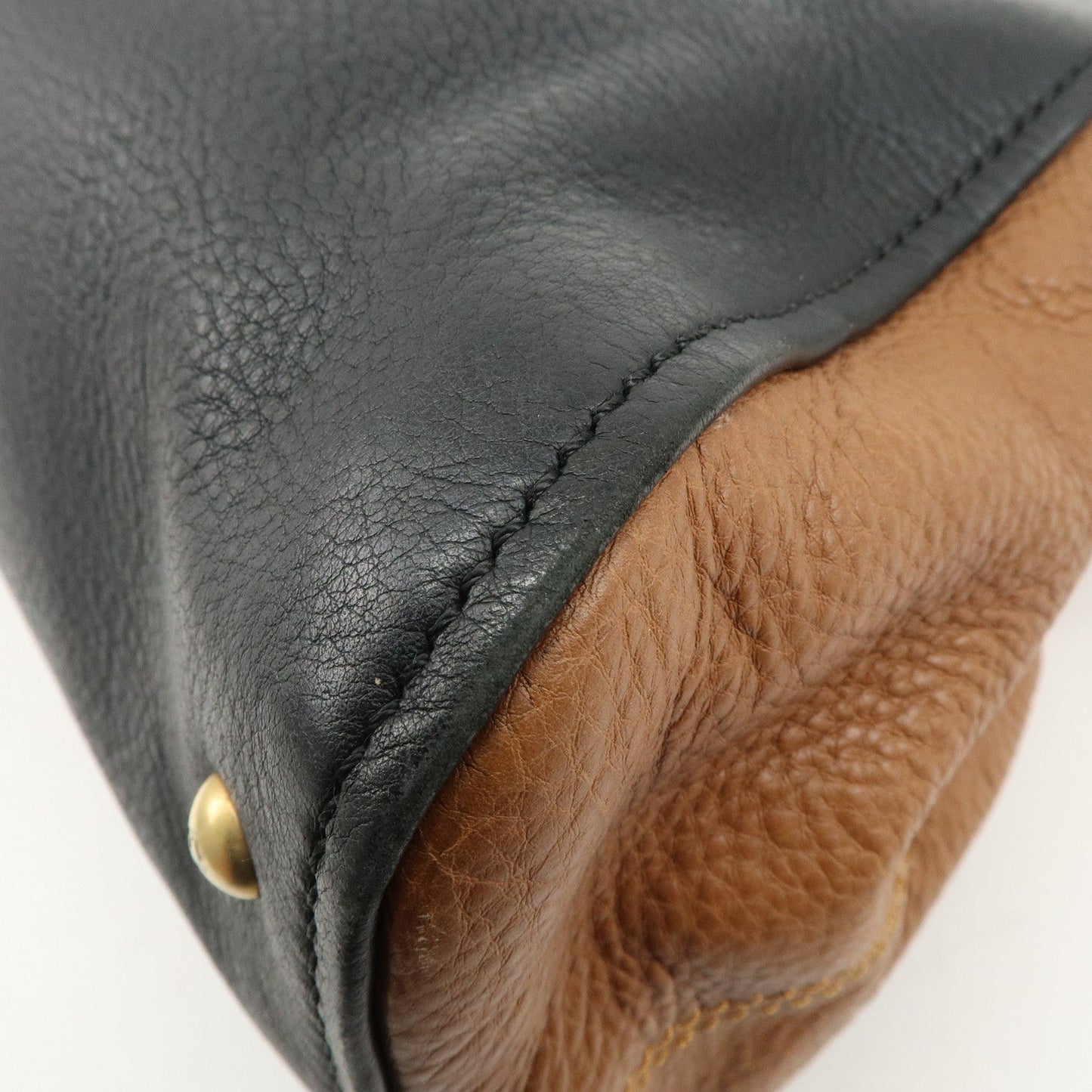 FENDI Cameleon Leather 2WAY Bag Black Brown Blue Red 8BL110  d