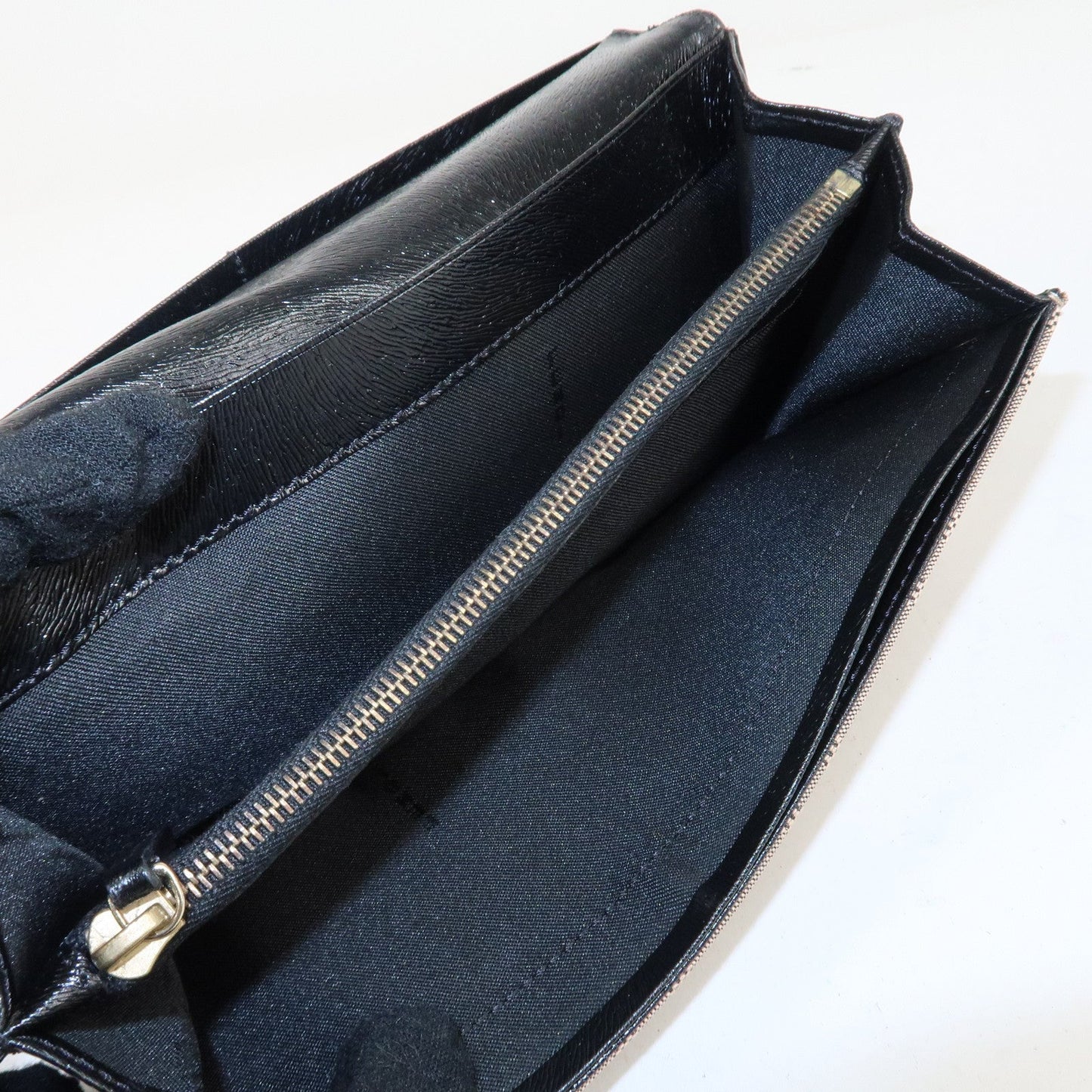 FENDI Zucca Print Canvas Leather Long Wallet Brown 8M0000  d