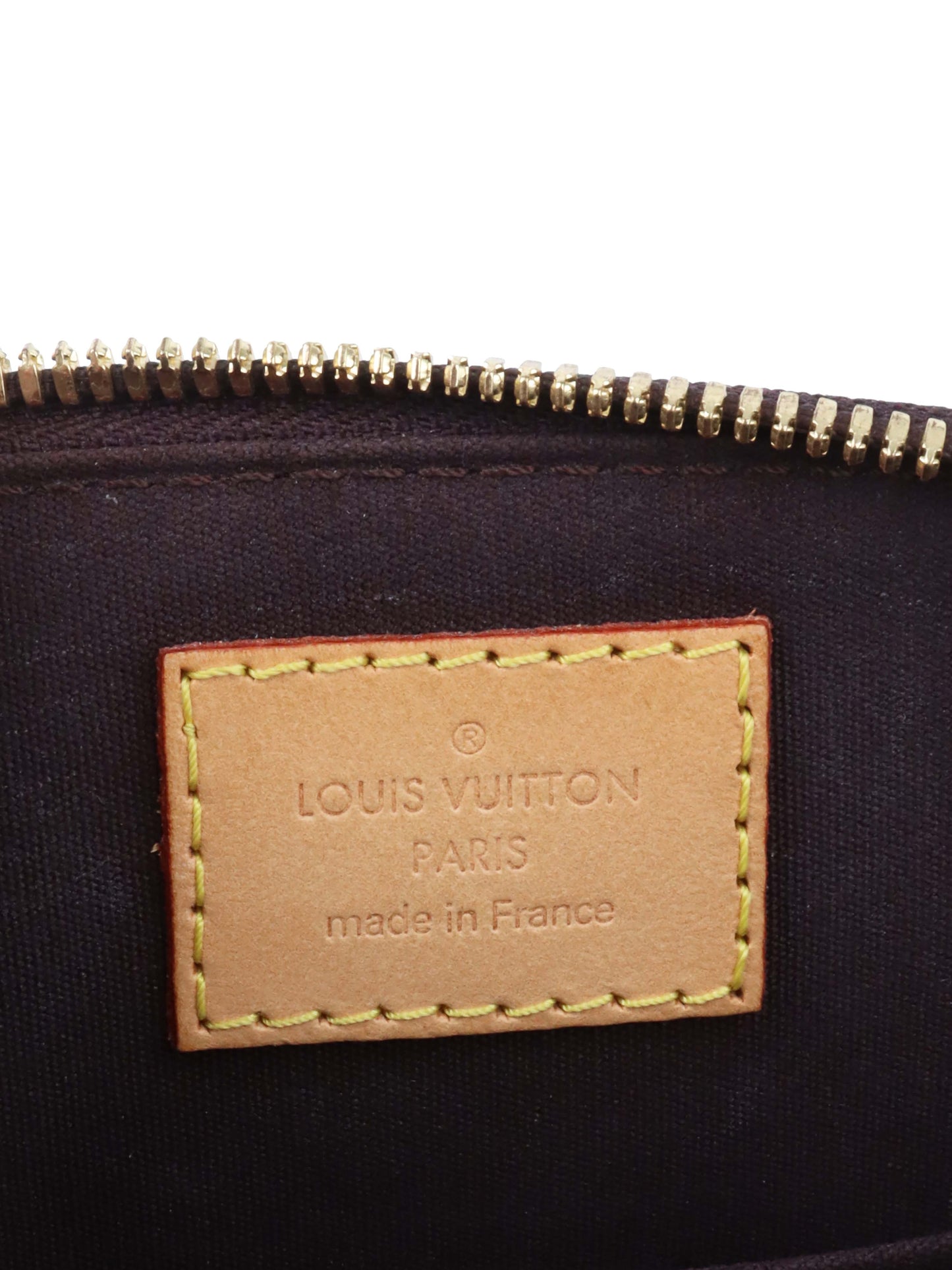 Louis Vuitton Vernis Alma BB Monogram Patent Leather.