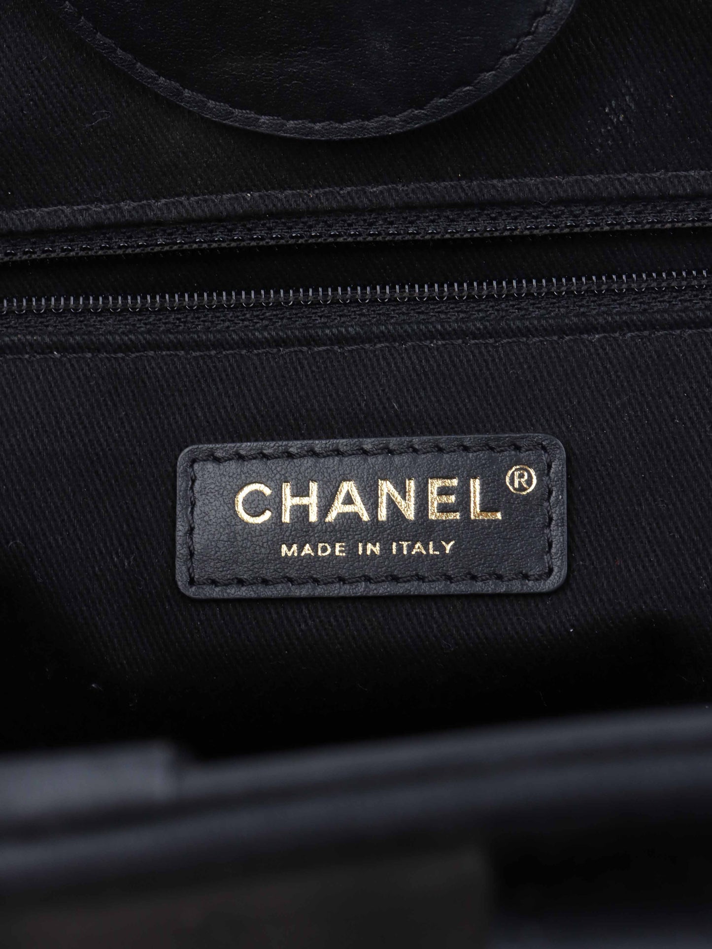 Chanel Black & Raffia Deauville Tote.