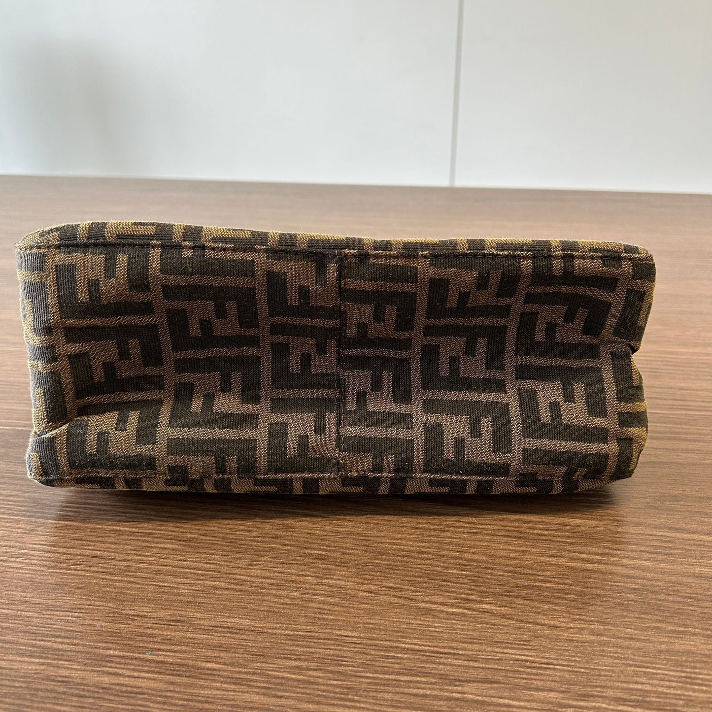 Fendi Zucca FF Baguette   - Brown Shoulder Bags, Handbags LB121658