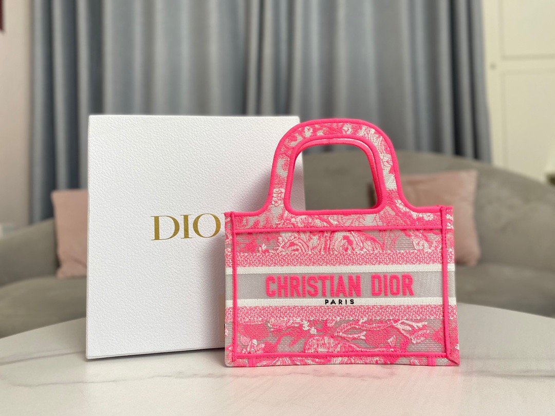 Top Quality Mini Book Tote Pink, For Women, Womens Handbags 22.5cm/9in CD S5475ZRVJ_M956