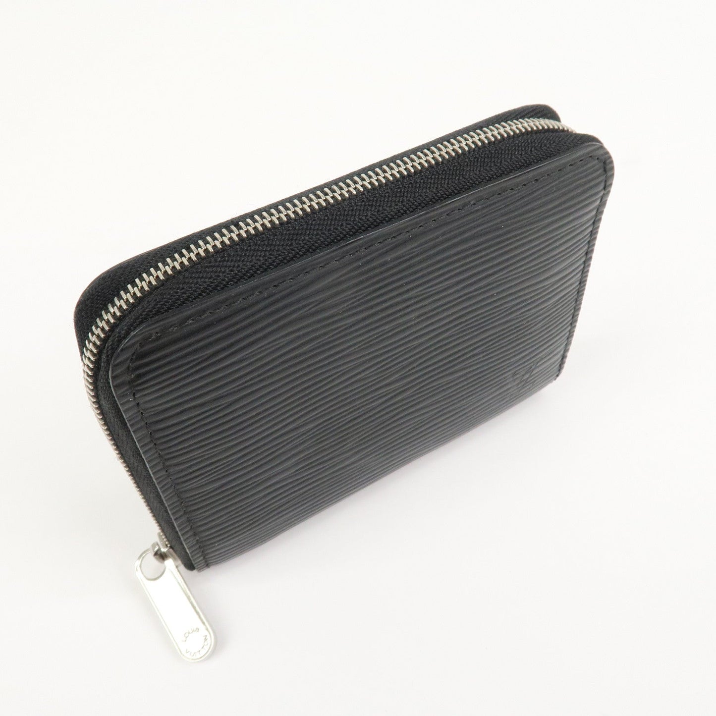 Louis Vuitton Epi Leather Zippy Coin Case Wallet Noir M60152
