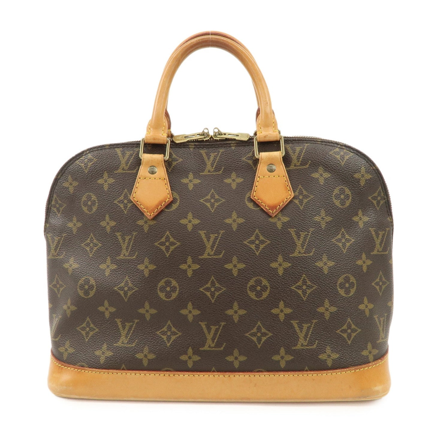 Louis Vuitton Monogram Canvas Alma Hand Bag Brown M51130  d