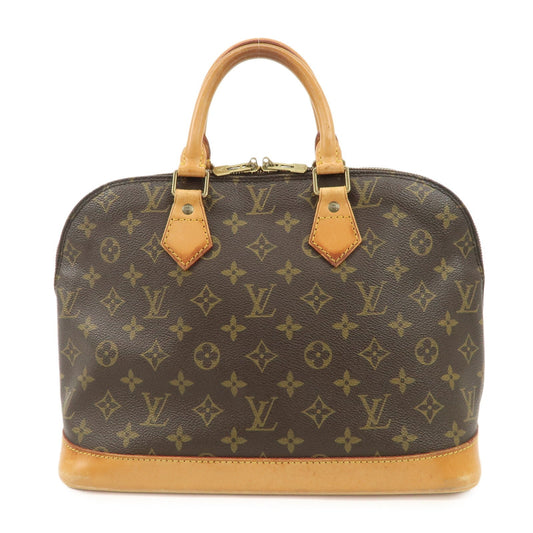 Louis Vuitton Monogram Canvas Alma Hand Bag Brown M51130  d