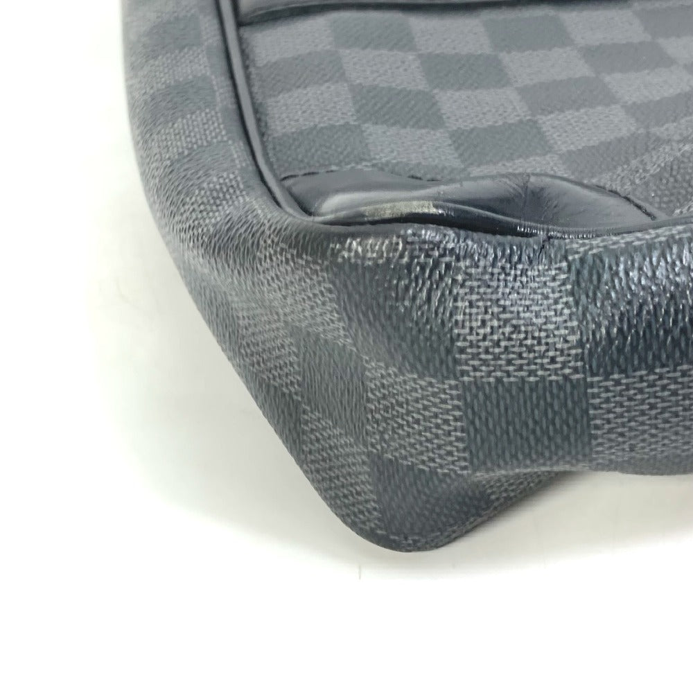LOUIS VUITTON Business bag N41125 Damier Grafitto Canvas black Damier Grafitte Porto documan Voyage PDV mens  d