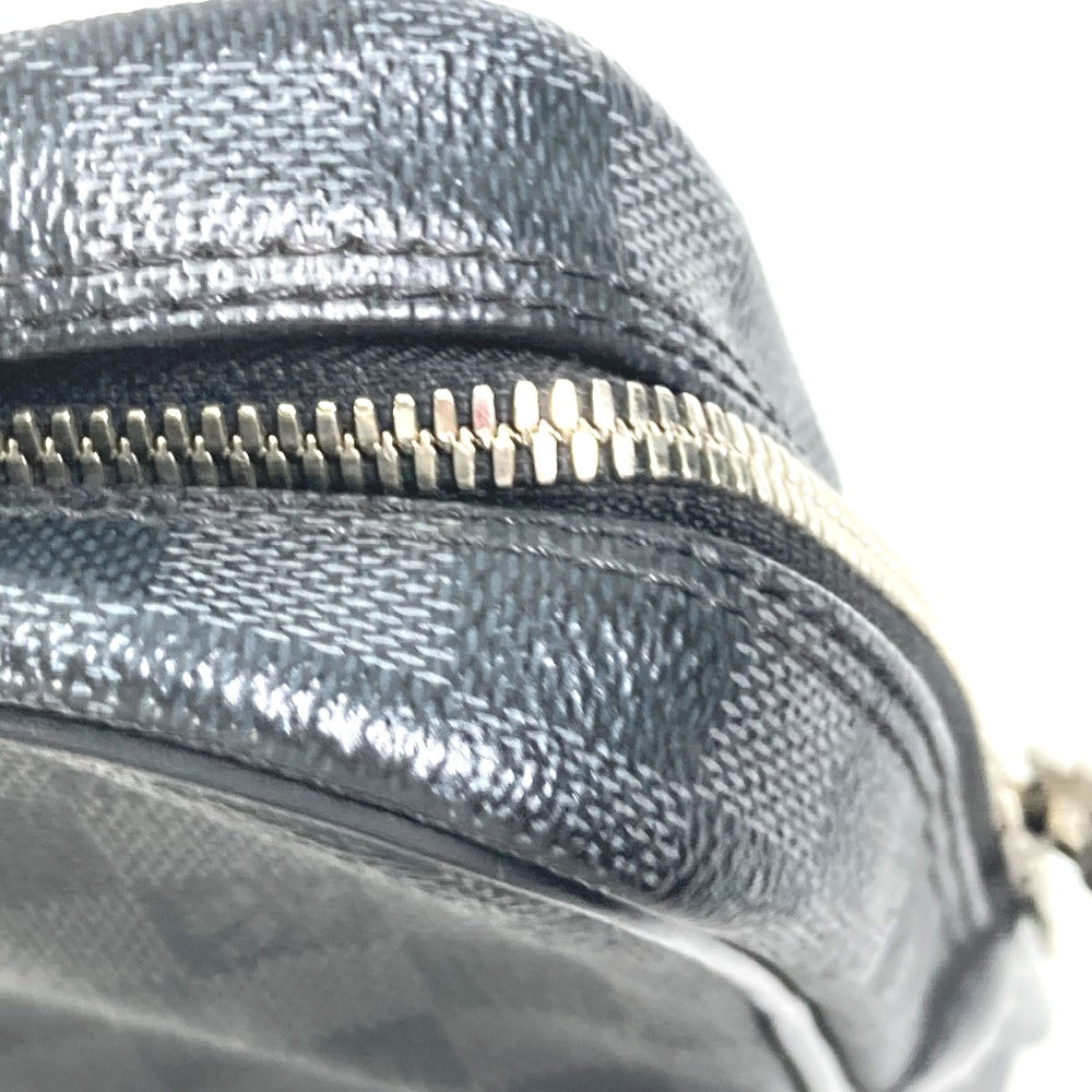 LOUIS VUITTON Business bag N41125 Damier Grafitto Canvas black Damier Grafitte Porto documan Voyage PDV mens  d
