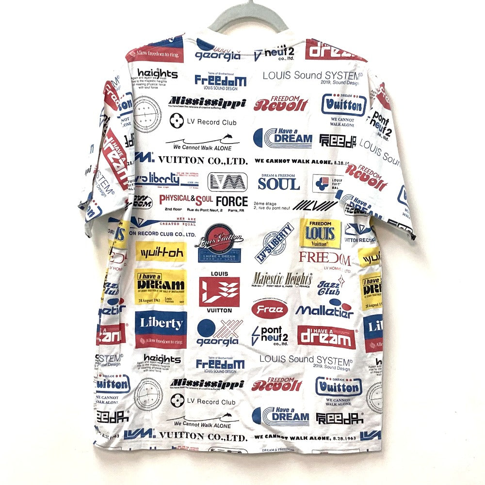 LOUIS VUITTON Short sleeve T-shirt cotton White x Multicolor apparel T-shirt tops mens ‚l