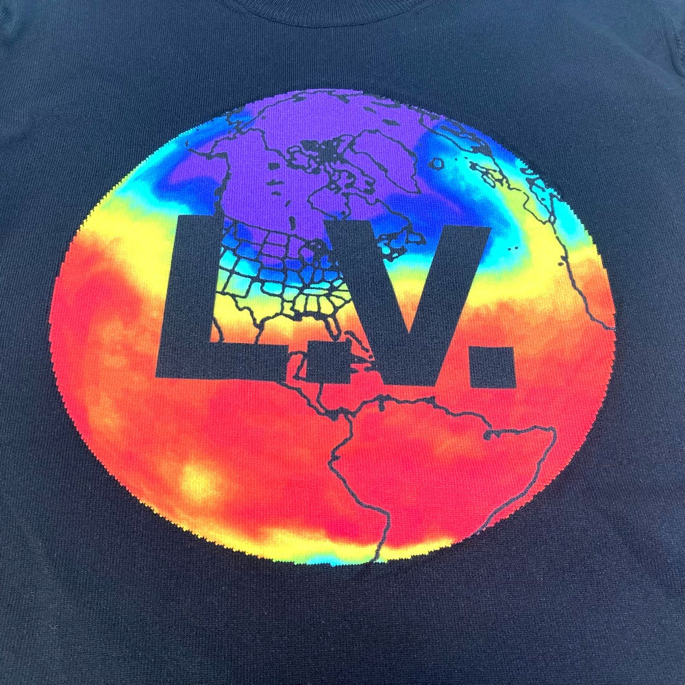 LOUIS VUITTON sweat polyamide black Virgil Abloh Tops Long Sleeve trainer mens ‚k