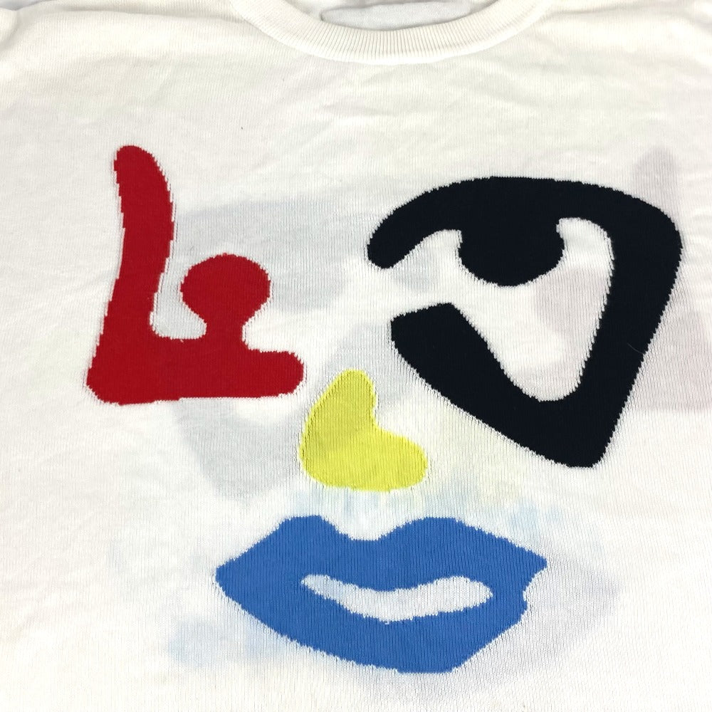 LOUIS VUITTON Short sleeve T-shirt cotton white 22AW Graphic logo L