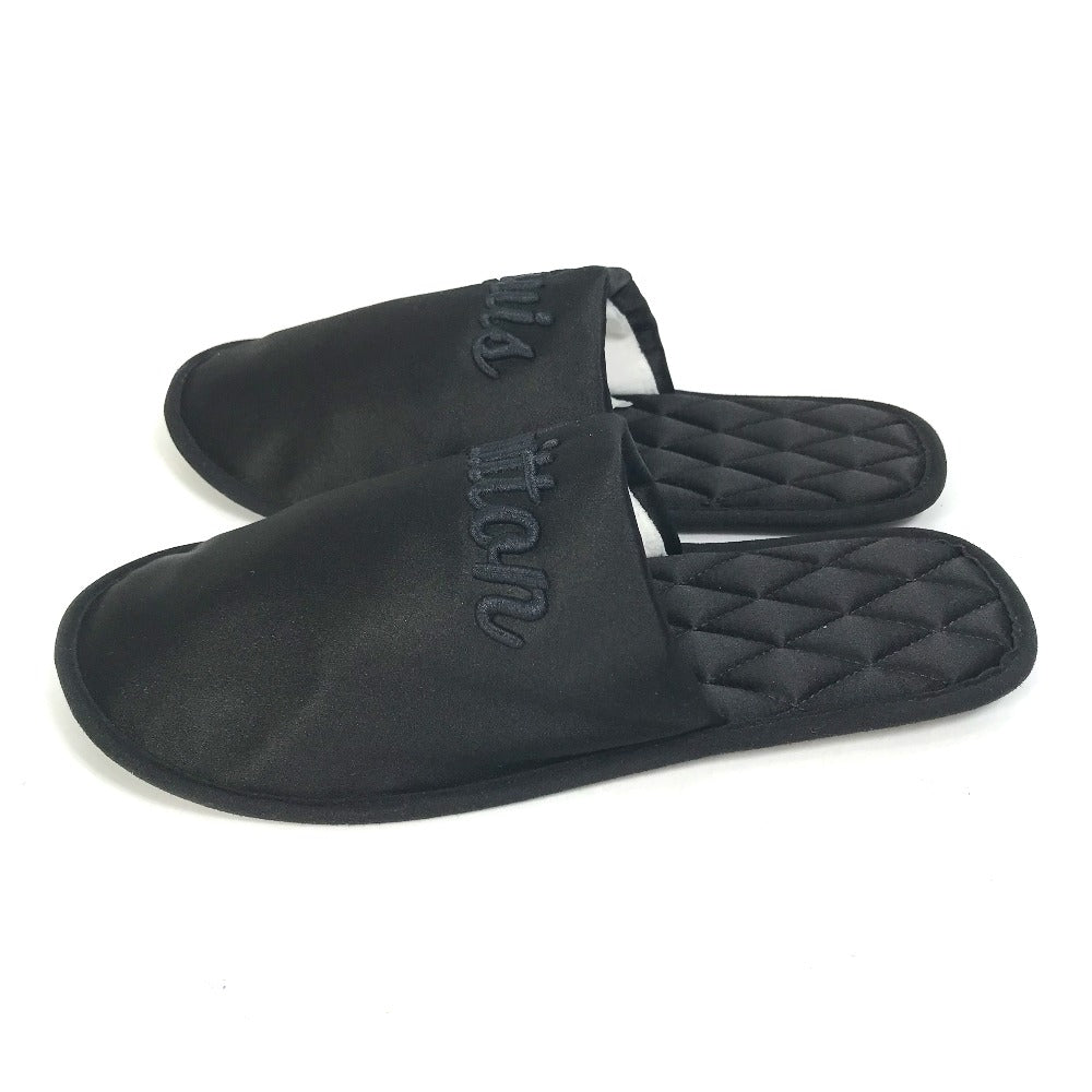 LOUIS VUITTON Other shoes Model number unknown Satin , Satin black Sweet line LV logo Women 36-37