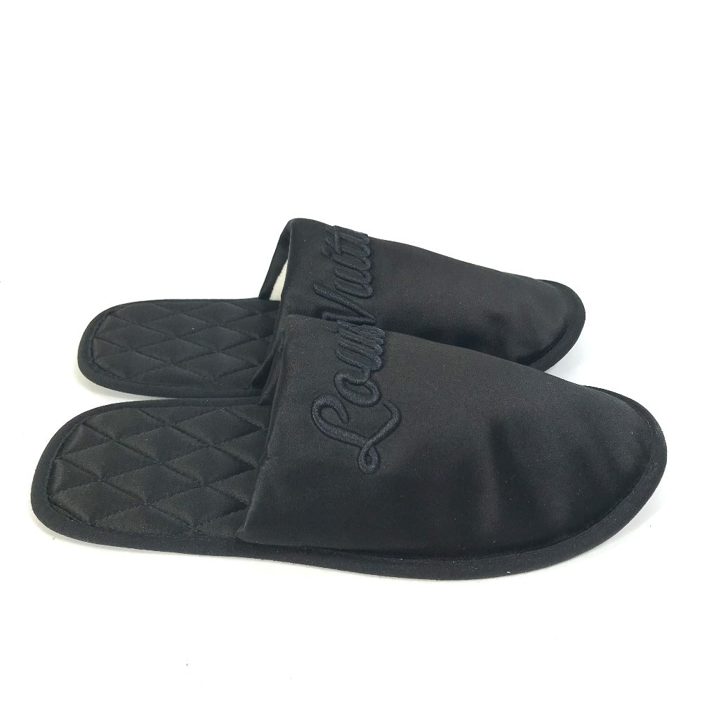 LOUIS VUITTON Other shoes Model number unknown Satin , Satin black Sweet line LV logo Women 36-37