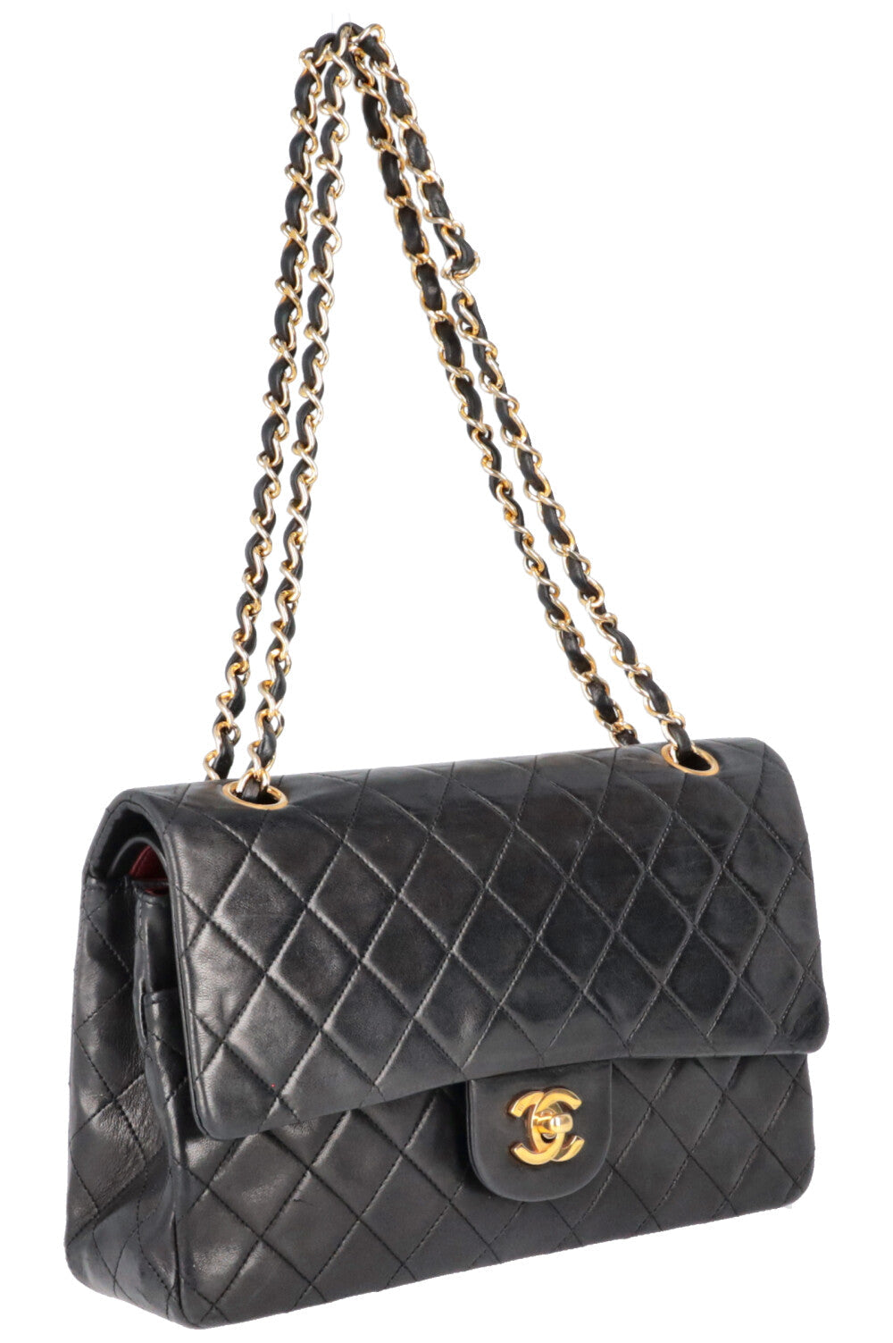 CHANEL   Double Flap Bag Medium Black