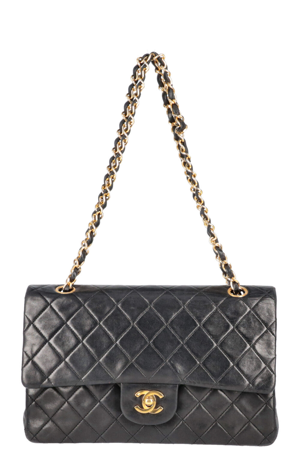 CHANEL   Double Flap Bag Medium Black