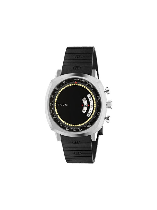 Gucci - Grip 40mm watch - men - Rubber/stainless steel - One Size - Black