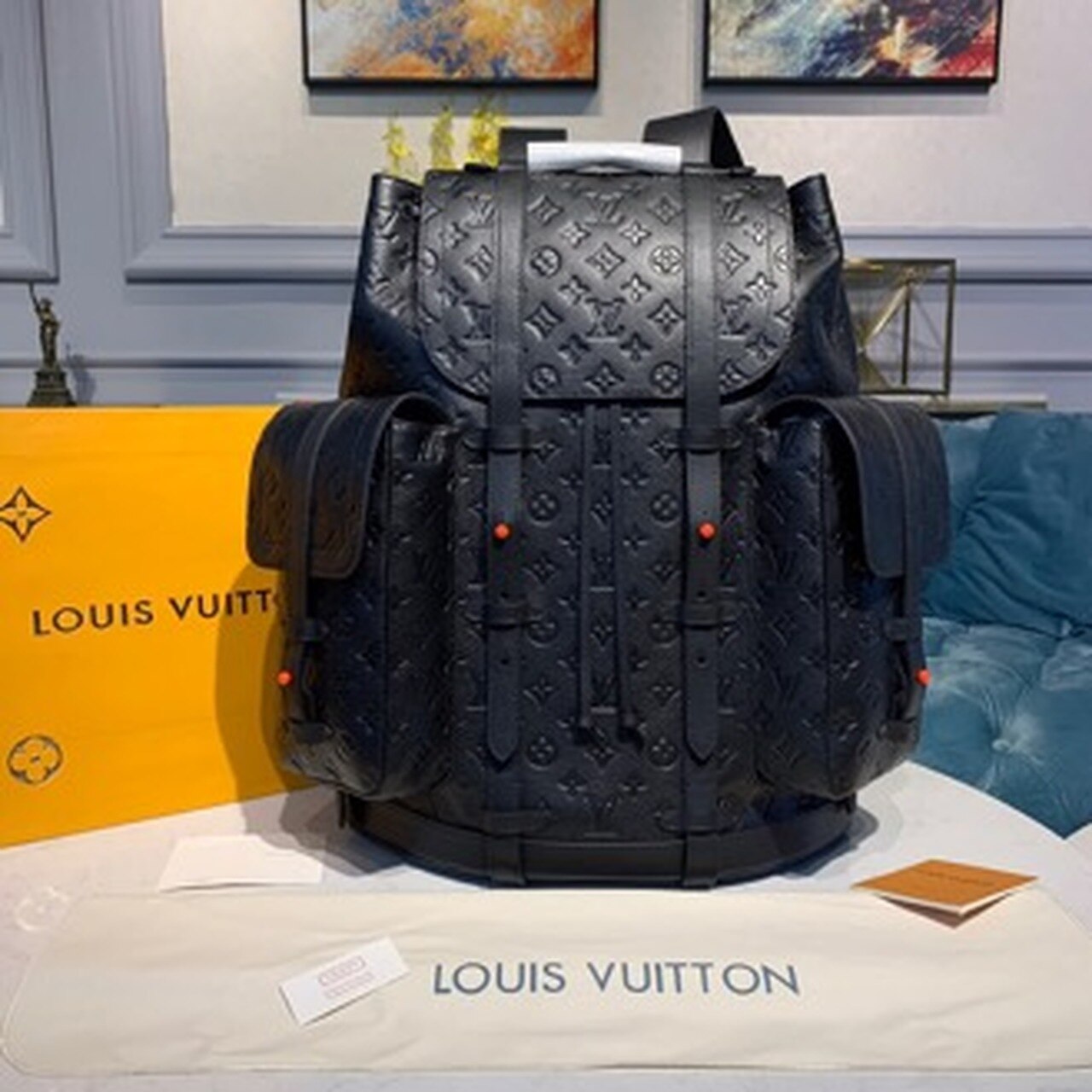 Top Quality Christopher Backpack GM Monogram Empreinte Canvas For Fall-Winter, Bags 49cm Top Quality M53285
