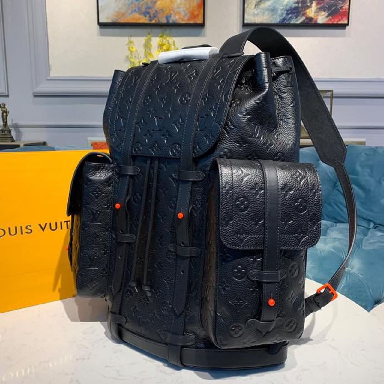 Top Quality Christopher Backpack GM Monogram Empreinte Canvas For Fall-Winter, Bags 49cm Top Quality M53285