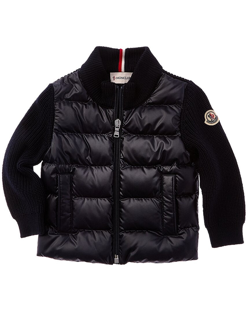 Moncler Puffer Front Wool Down Jacket