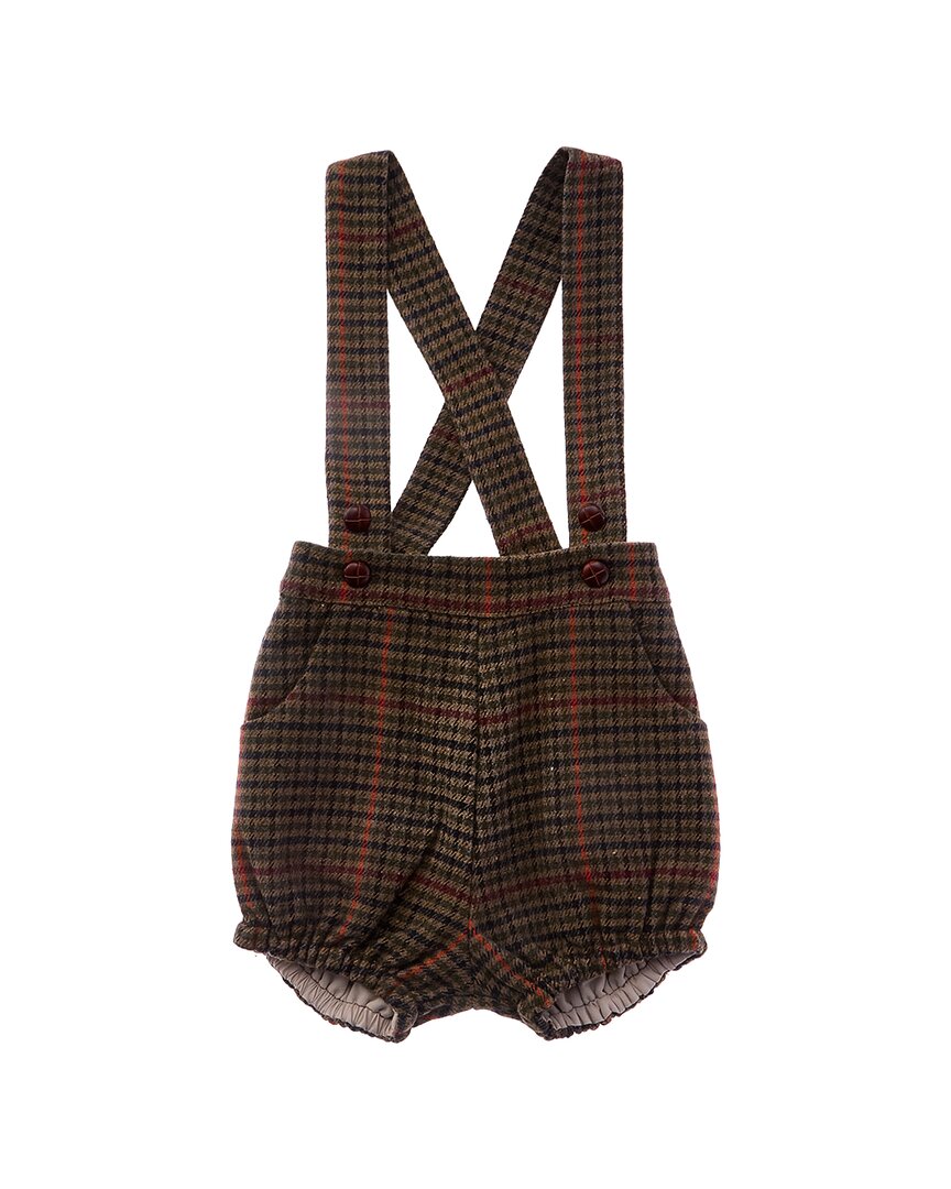 Pepa London Tweed Wool-Blend Boomer With Braces