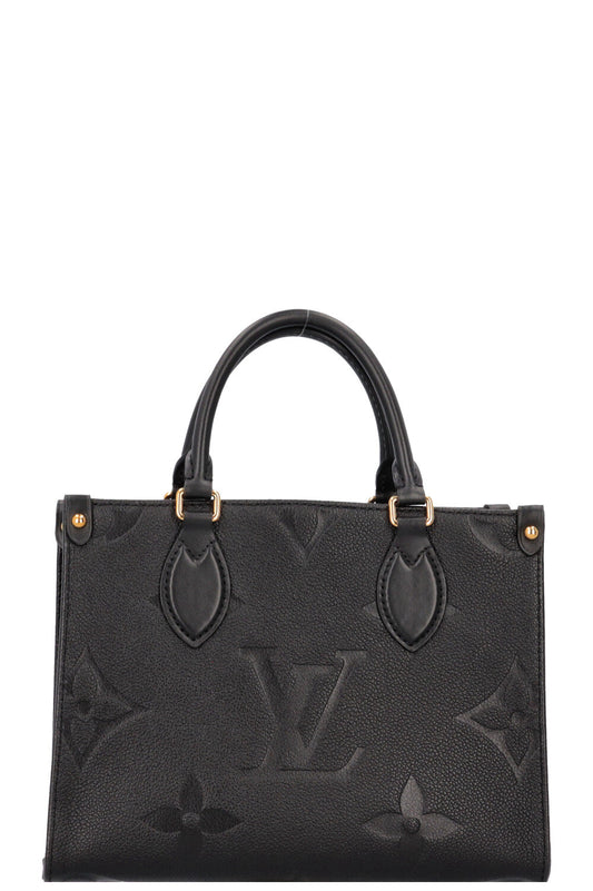 LOUIS VUITTON OnTheGo Pm Empreinte Black