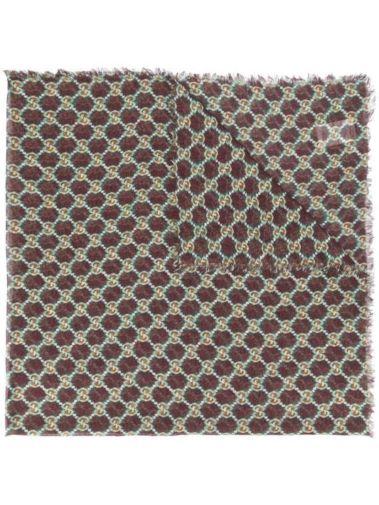 Gucci - GG Supreme print scarf - men - Silk/Cotton - One Size - Red