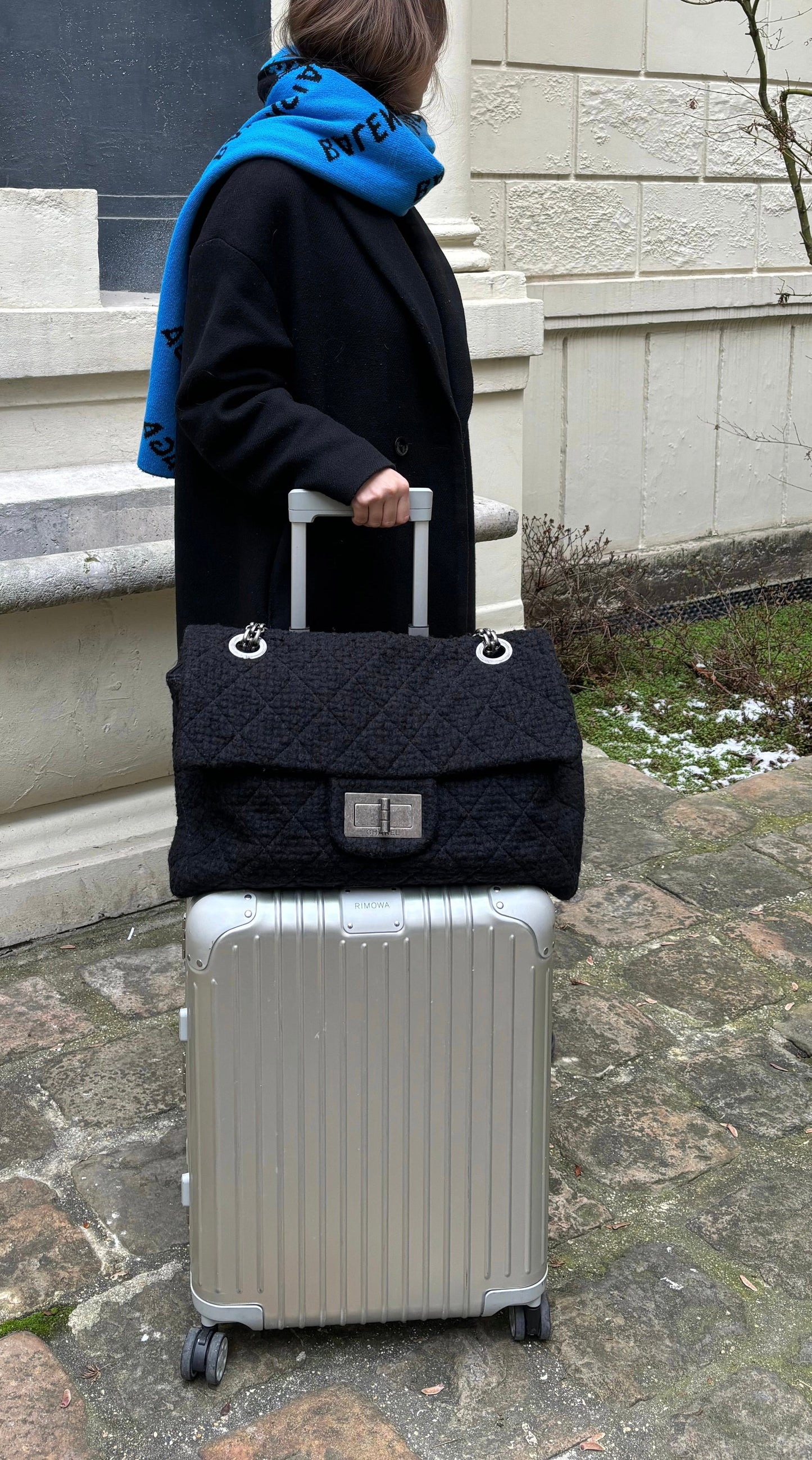 Chanel - Sac 2.55 XXL en tweed