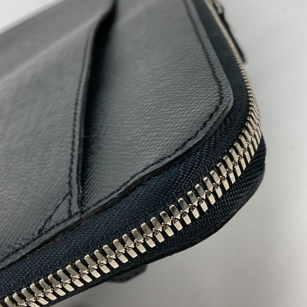 LOUIS VUITTON Business bag M32612 Taiga Leather black Taiga Vladimir mens  d