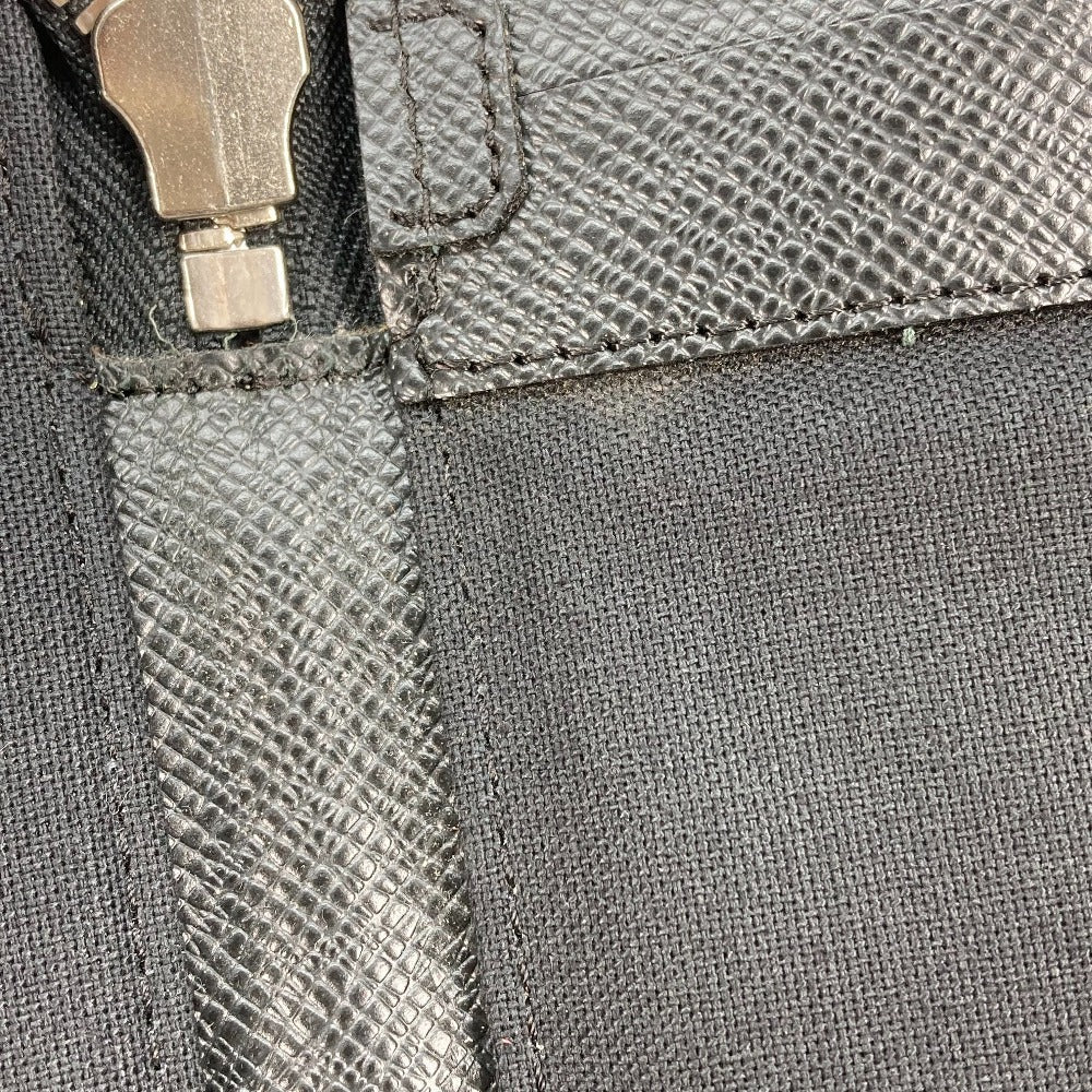 LOUIS VUITTON Business bag M32612 Taiga Leather black Taiga Vladimir mens  d
