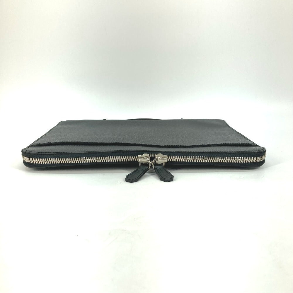 LOUIS VUITTON Business bag M32612 Taiga Leather black Taiga Vladimir mens  d